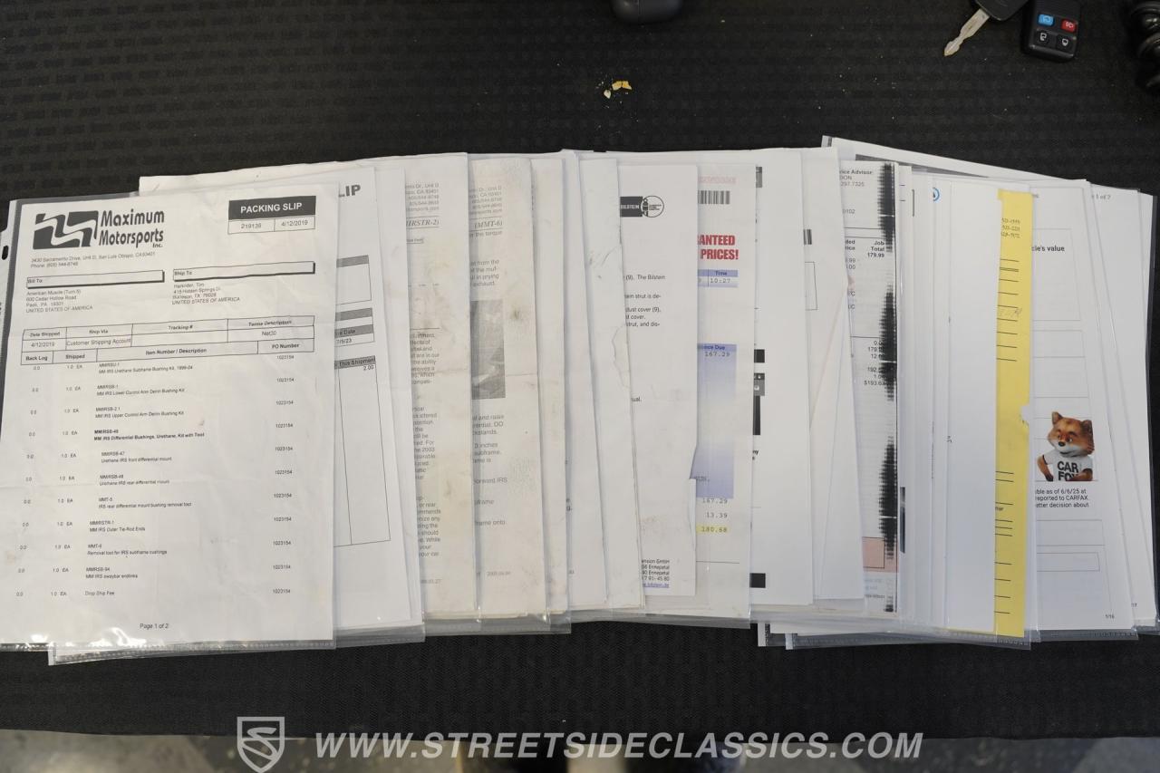 2001 Ford Mustang Cobra SVT Convertible