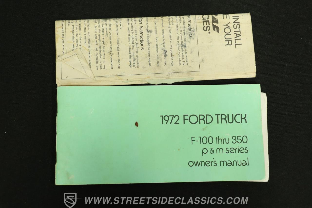 1972 Ford F-250 Camper Special