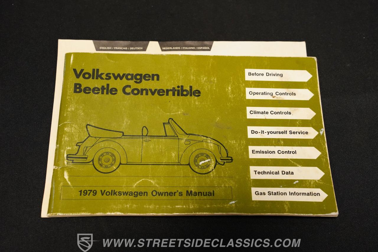 1979 Volkswagen Super Beetle Convertible