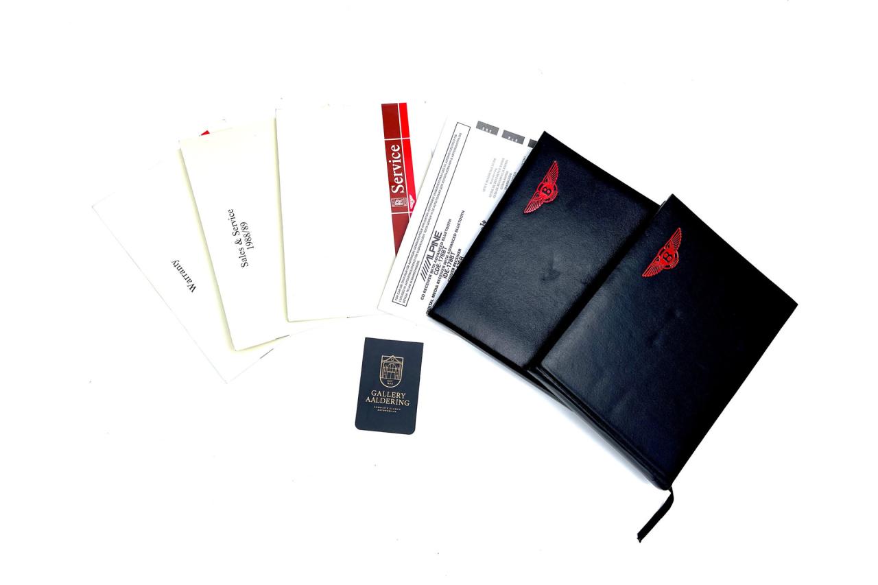 1989 Bentley Turbo R Saloon &ldquo;Service at Jack Barclay&rdquo;