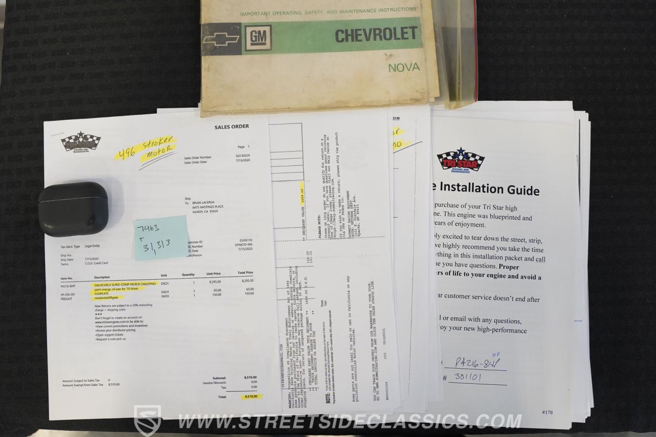 1971 Chevrolet Nova 496