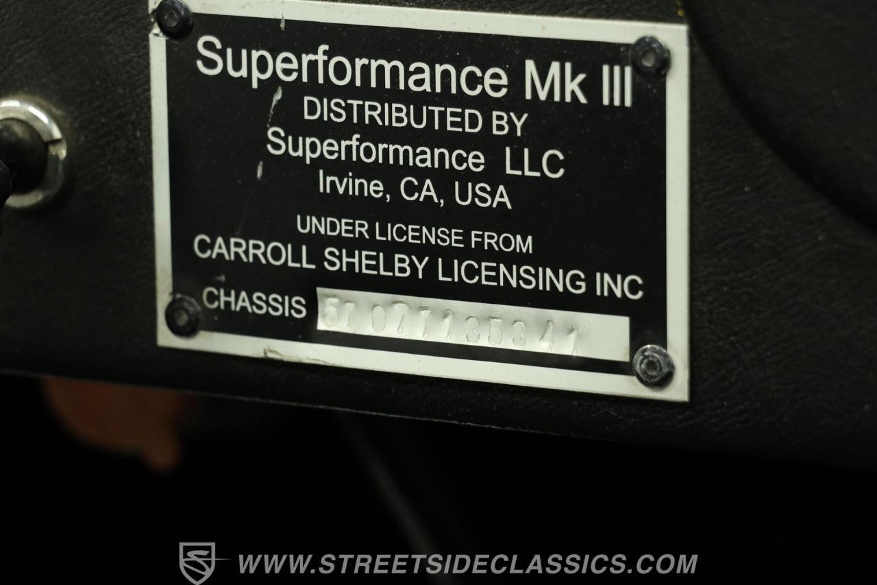 1965 Shelby Cobra Superformance MKIII