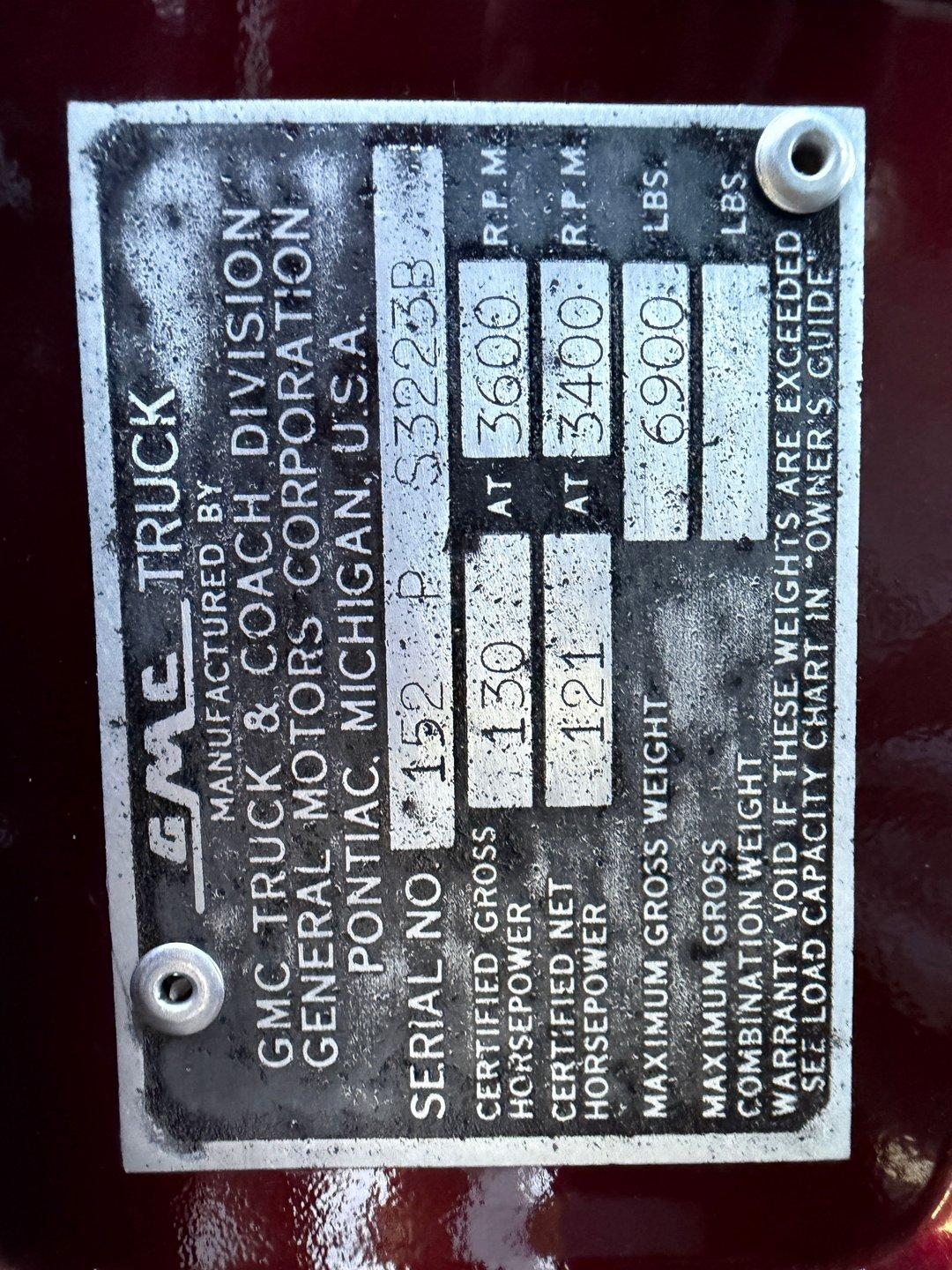 1958 GMC 100 Restomod