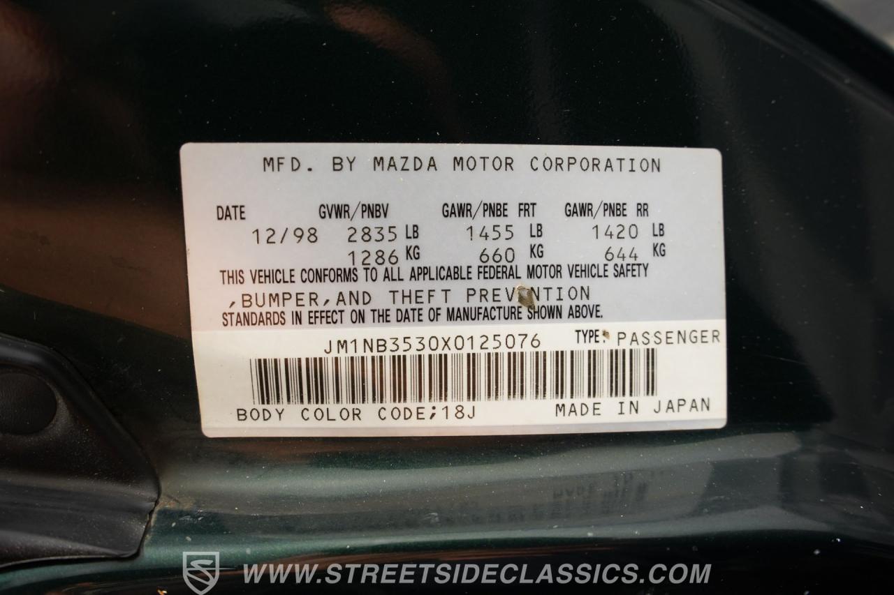 1999 Mazda Miata MX-5 Convertible