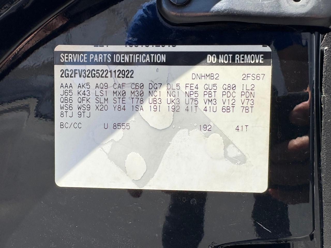 2002 Pontiac Firebird Trans AM WS6 Convertible