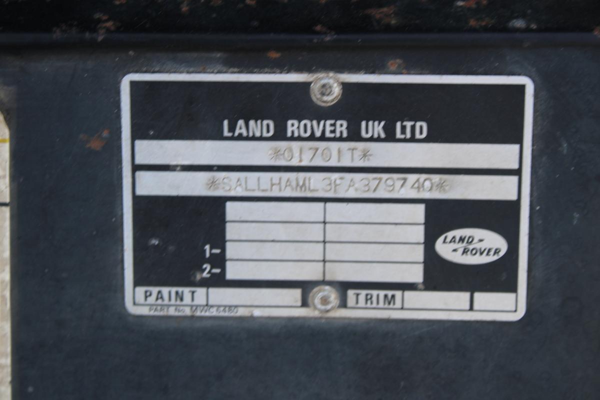 1989 Land Rover RANGE ROVER VOGUE SE AUTO