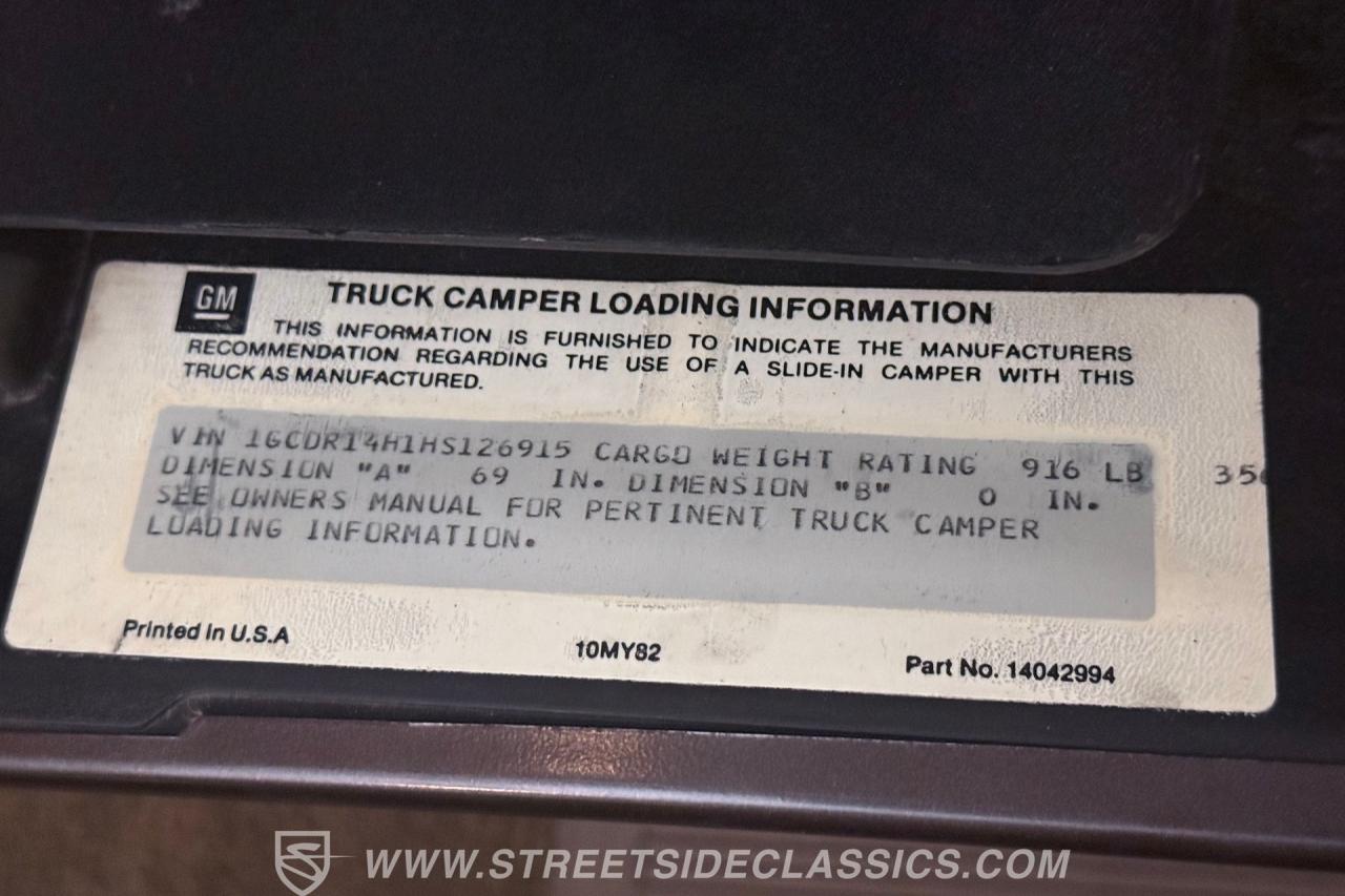 1987 Chevrolet R10 Silverado