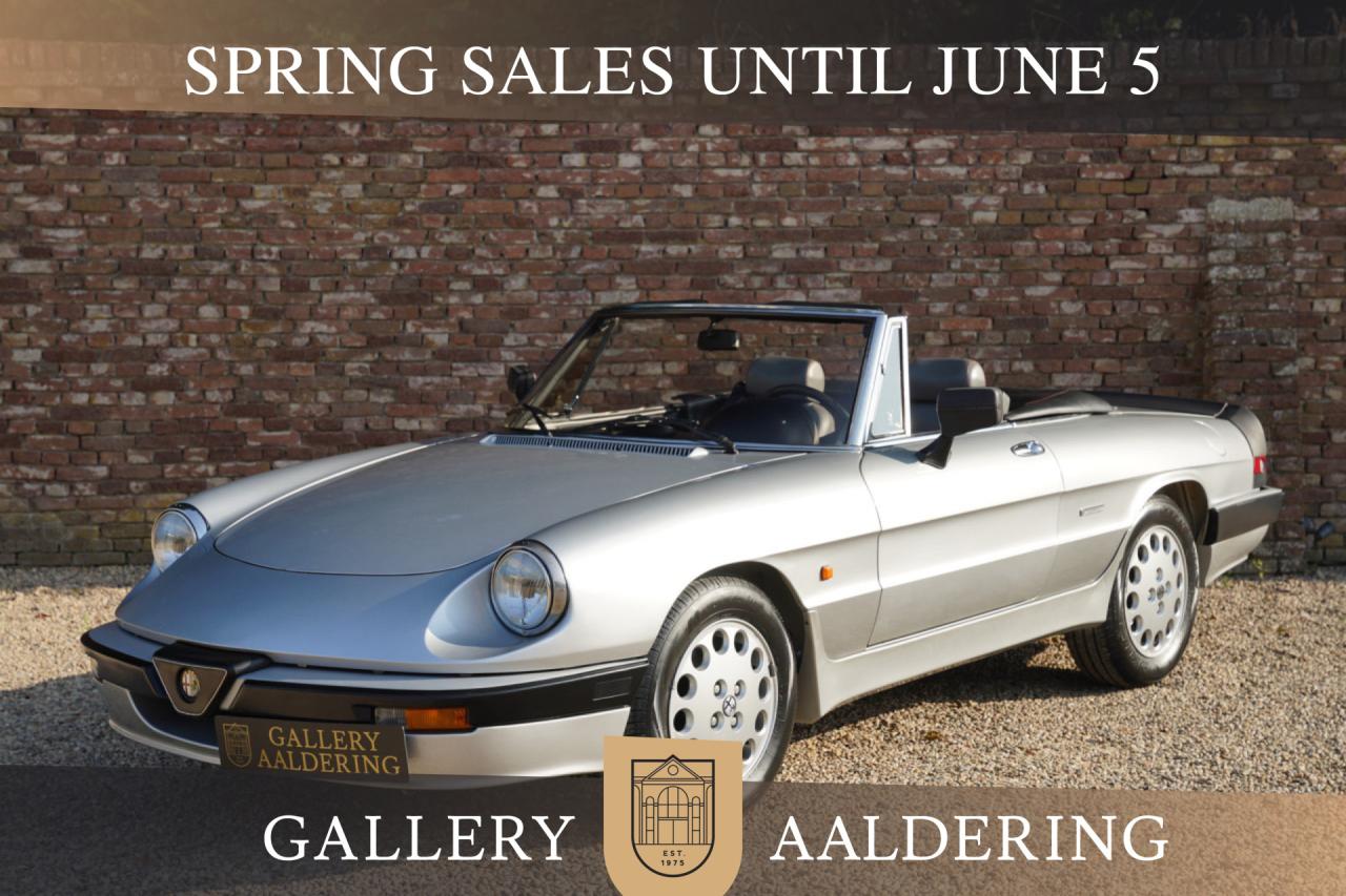 1987 Alfa Romeo Spider 2.0 QV &ldquo;29.400 kilometers&rdquo;