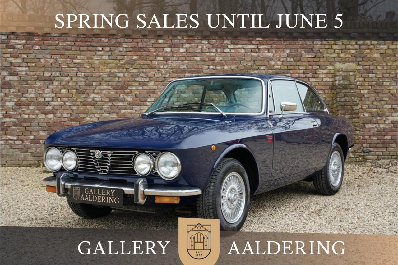 1974 Alfa Romeo GTV 2000 Bertone &ldquo;Blu Ollandese over Naturale&rdquo;