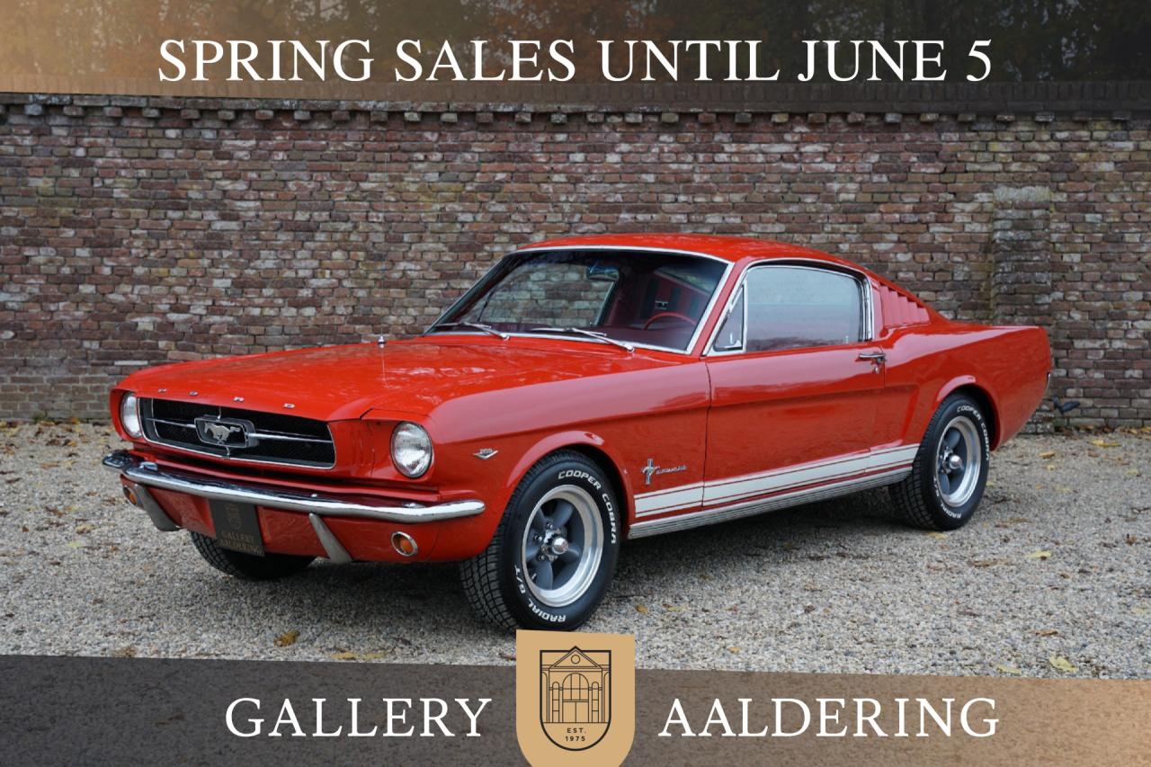 1965 Ford Mustang 289 Fastback &ldquo;An A-code in Triple Red&rdquo;