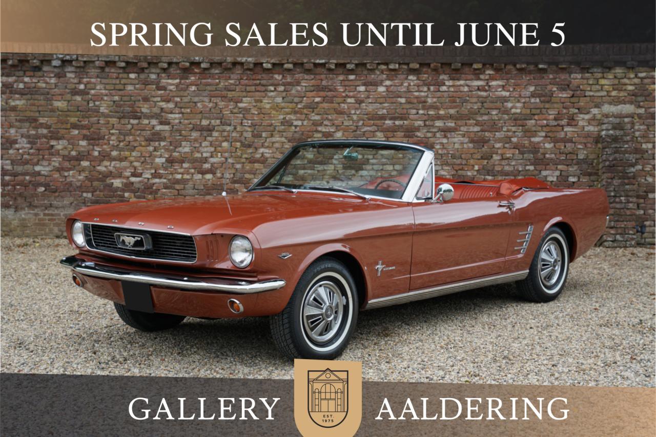 1966 Ford Mustang 289 Convertible Deluxe Emberglo &ldquo;One owner from new&rdquo;