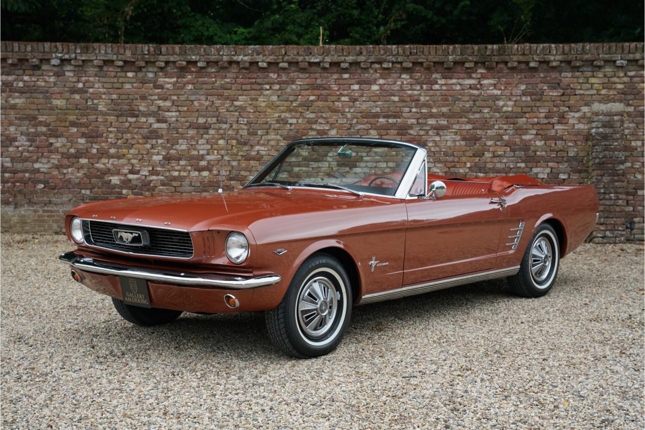 1966 Ford Mustang 289 Convertible Deluxe Emberglo &ldquo;One owner from new&rdquo;