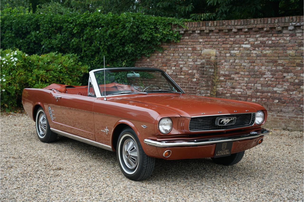 1966 Ford Mustang 289 Convertible Deluxe Emberglo &ldquo;One owner from new&rdquo;