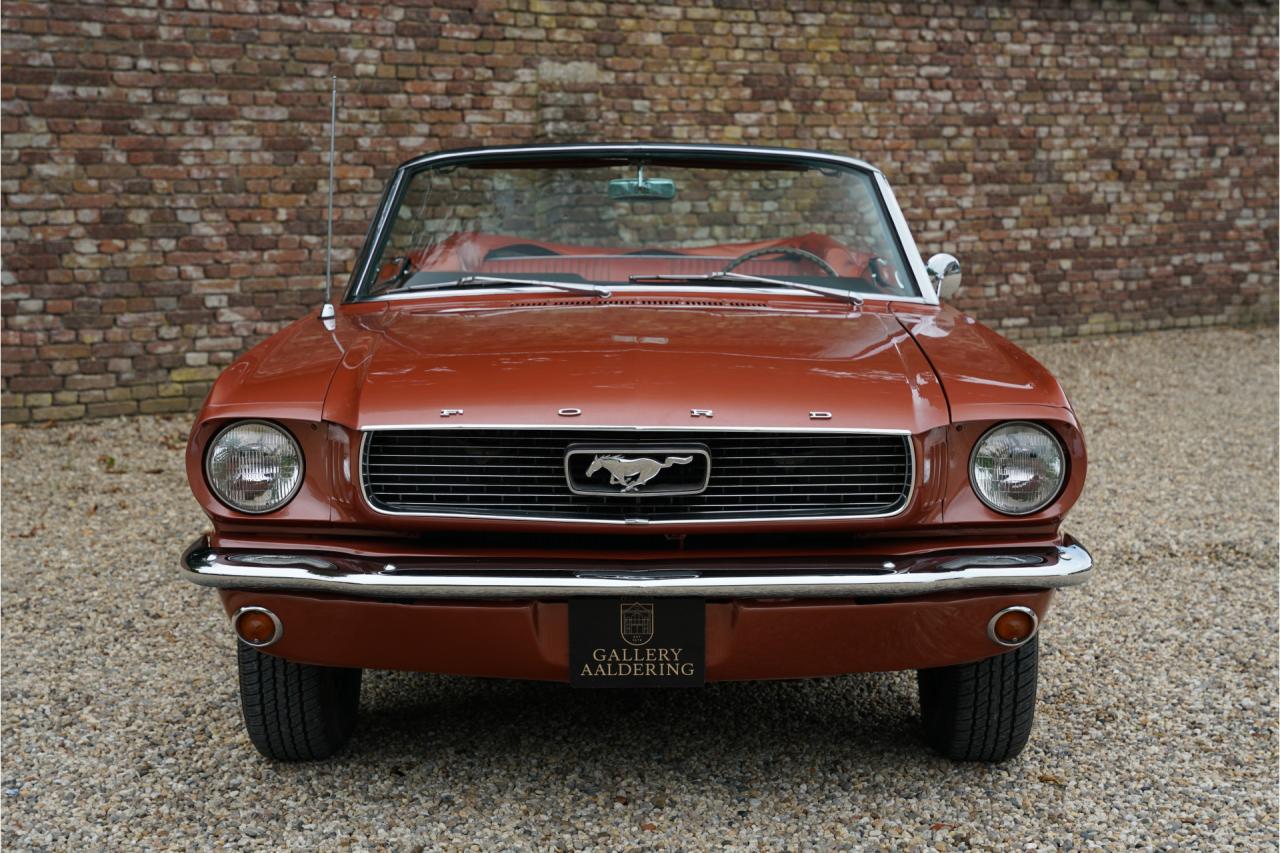 1966 Ford Mustang 289 Convertible Deluxe Emberglo &ldquo;One owner from new&rdquo;
