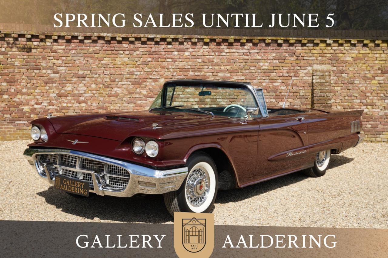1960 Ford Thunderbird Convertible V8 352 ci