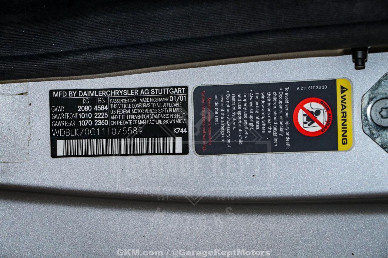 2001 Mercedes - Benz CLK