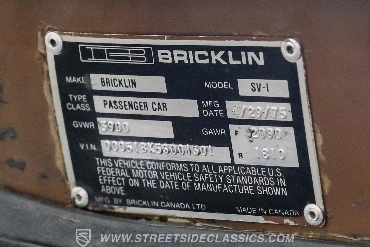 1975 Bricklin SV-1