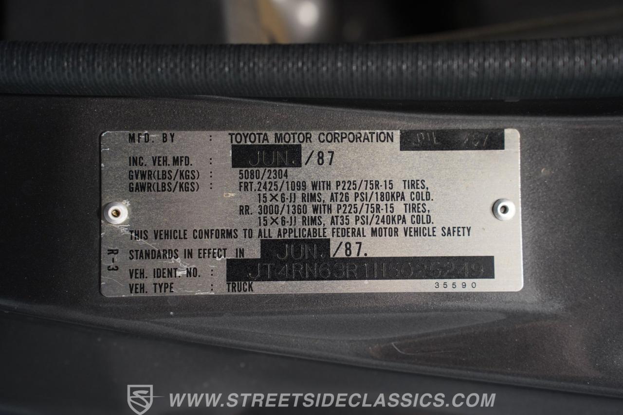 1987 Toyota Pickup 4X4