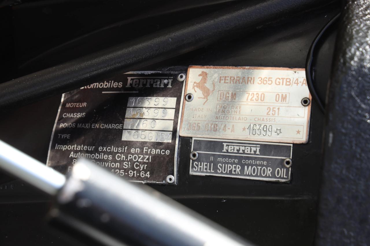1973 Ferrari 365 GTB/4 Daytona &ldquo;with French history&rdquo;