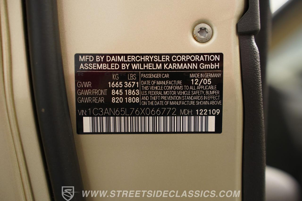 2006 Chrysler Crossfire Limited