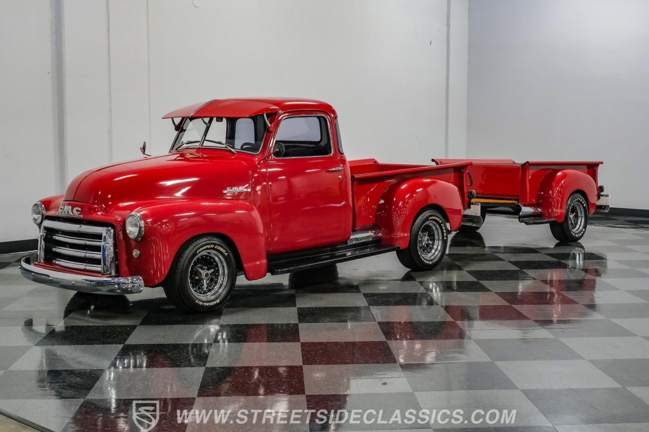 1948 GMC 3100 5 Window With Matching Trailer
