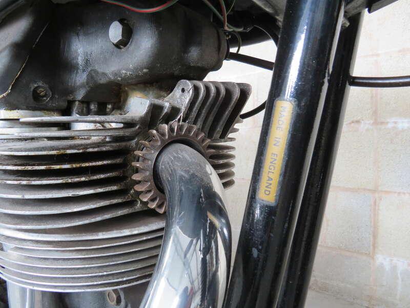 1956 NORTON MANX MODSEL 40M
