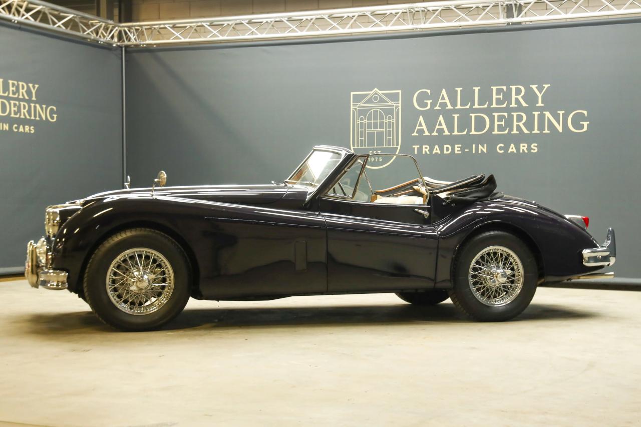 1955 Jaguar XK140 DHC &ldquo;More than 70 years in France&rdquo;
