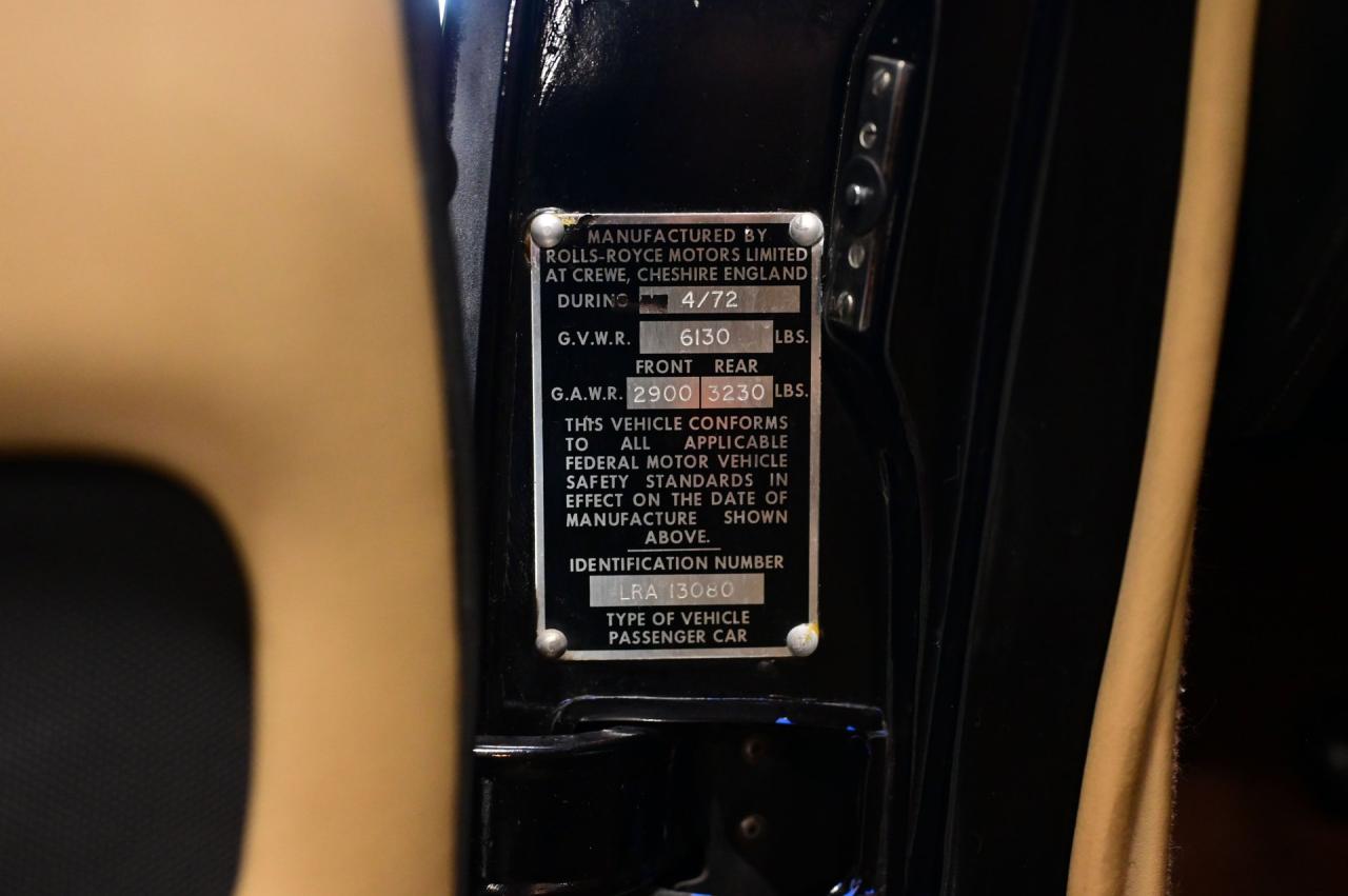 1972 Rolls - Royce SILVER CLOUD LWB