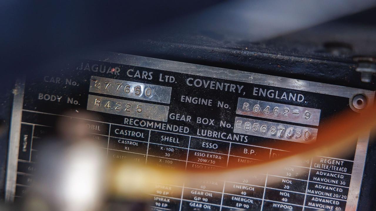 1962 Jaguar E-Type Series 1 3.8 Roadster