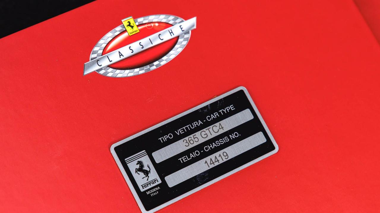 1971 Ferrari 365 GTC/4 ex-Sergio Pininfarina