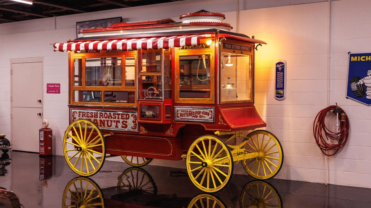 1909 Cretors Improved Special Model &ldquo;C&rdquo; Popcorn Wagon