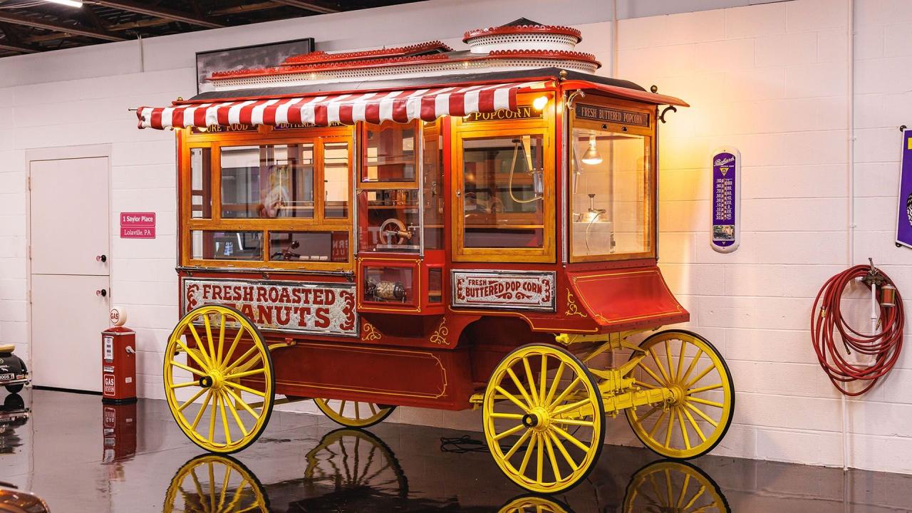 1909 Cretors Improved Special Model &ldquo;C&rdquo; Popcorn Wagon