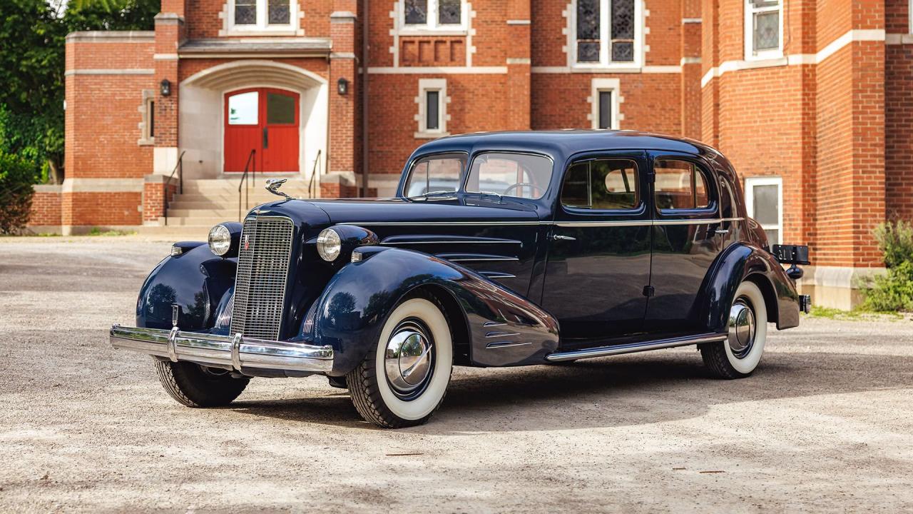 1936 Cadillac Series 90 V-16 Five-Passenger Town Sedan