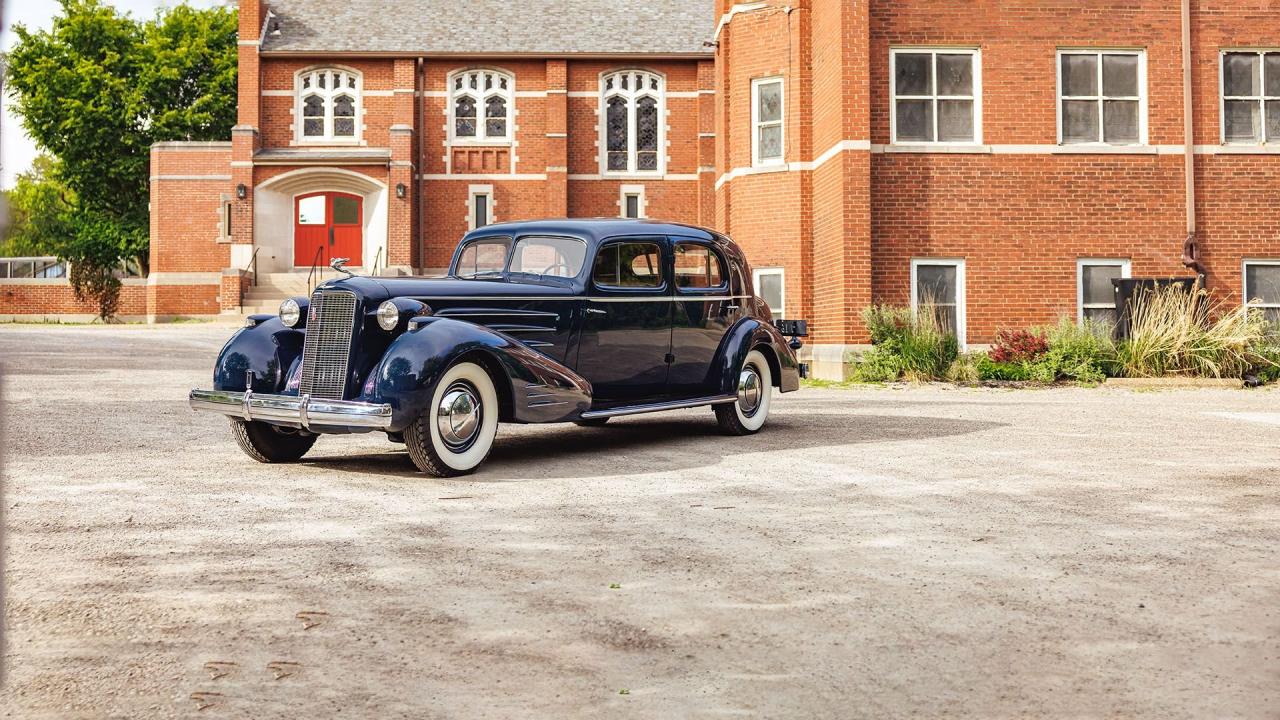1936 Cadillac Series 90 V-16 Five-Passenger Town Sedan
