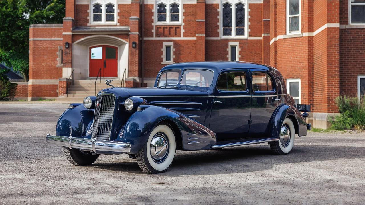 1936 Cadillac Series 90 V-16 Five-Passenger Town Sedan