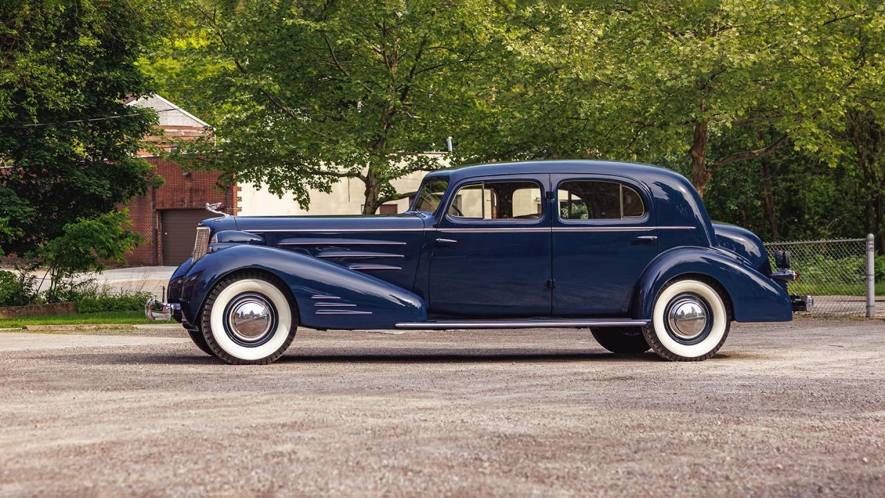 1936 Cadillac Series 90 V-16 Five-Passenger Town Sedan