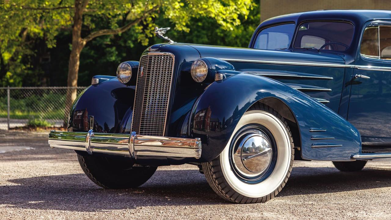 1936 Cadillac Series 90 V-16 Five-Passenger Town Sedan