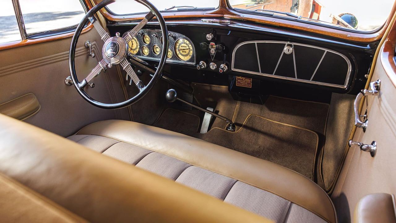 1936 Cadillac Series 90 V-16 Five-Passenger Town Sedan