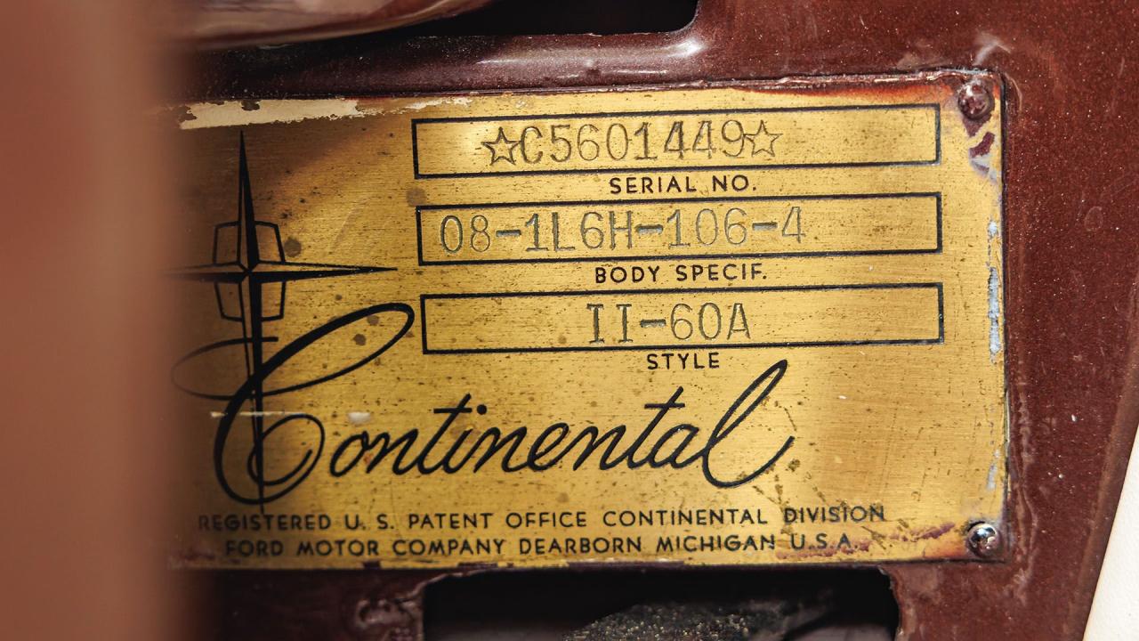 1956 Continental Mark II