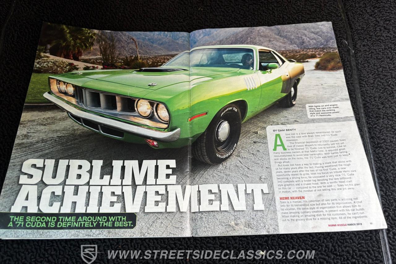 1971 Plymouth Cuda HEMI Tribute