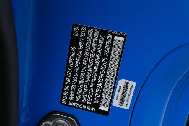 2024 Porsche 718 Spyder