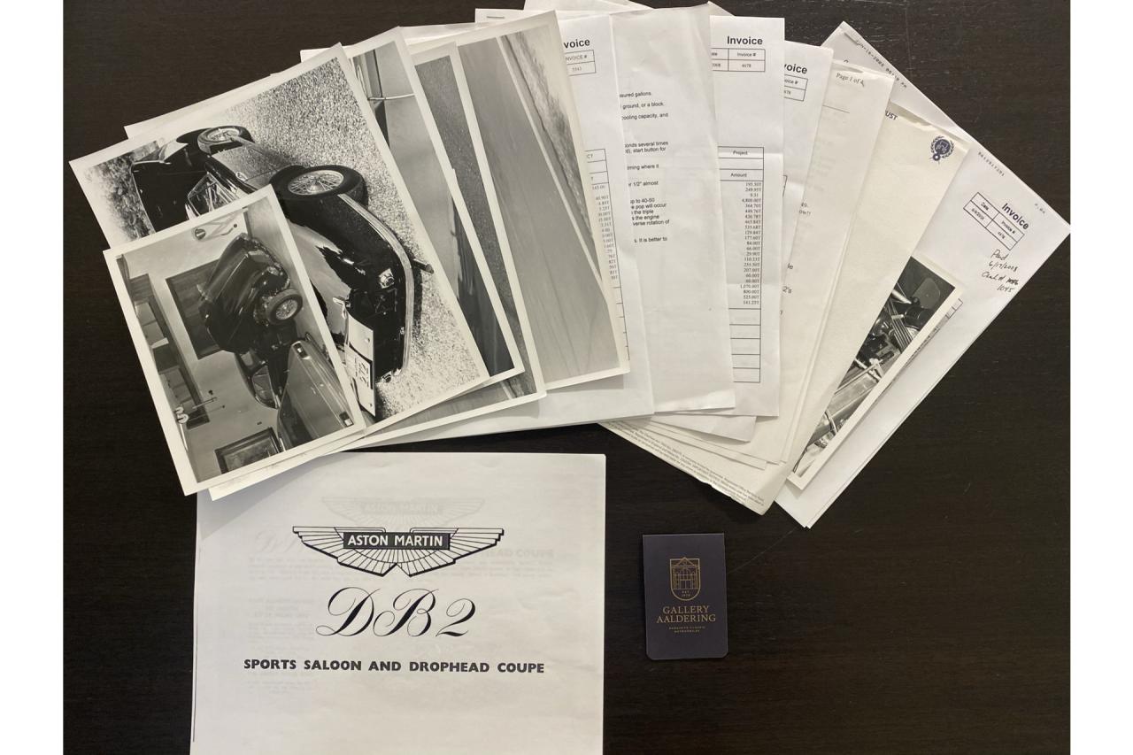 1952 Aston Martin DB2 Sports Saloon &ldquo;Rare left-hand drive&rdquo;