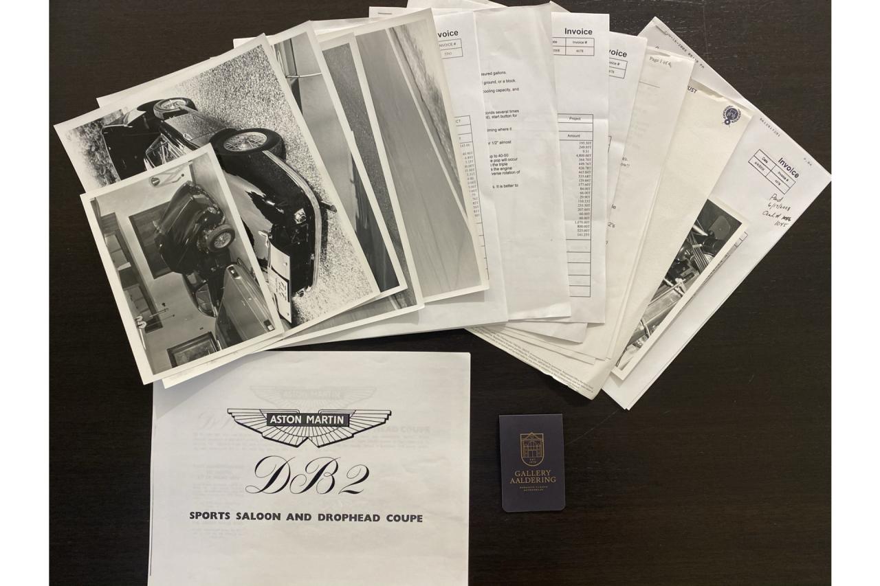 1952 Aston Martin DB2 Sports Saloon &ldquo;Rare left-hand drive&rdquo;