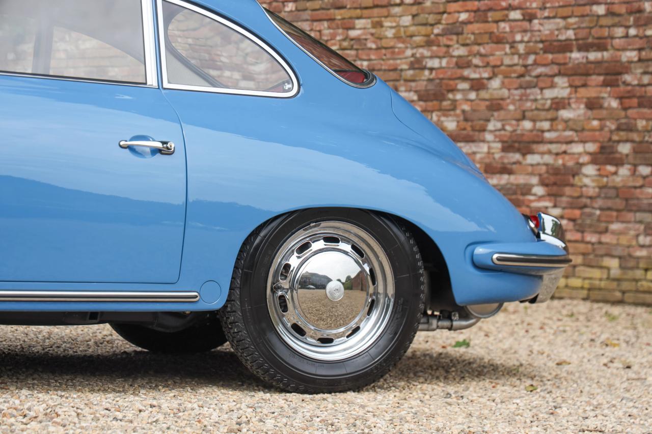 1965 Porsche 356 C Reutter Coup&eacute; &ldquo;Emailblau or Sky Blue&rdquo;