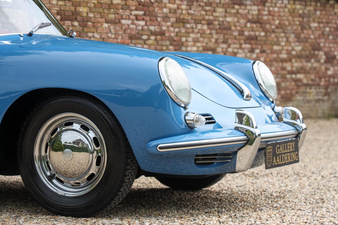 1965 Porsche 356 C Reutter Coup&eacute; &ldquo;Emailblau or Sky Blue&rdquo;