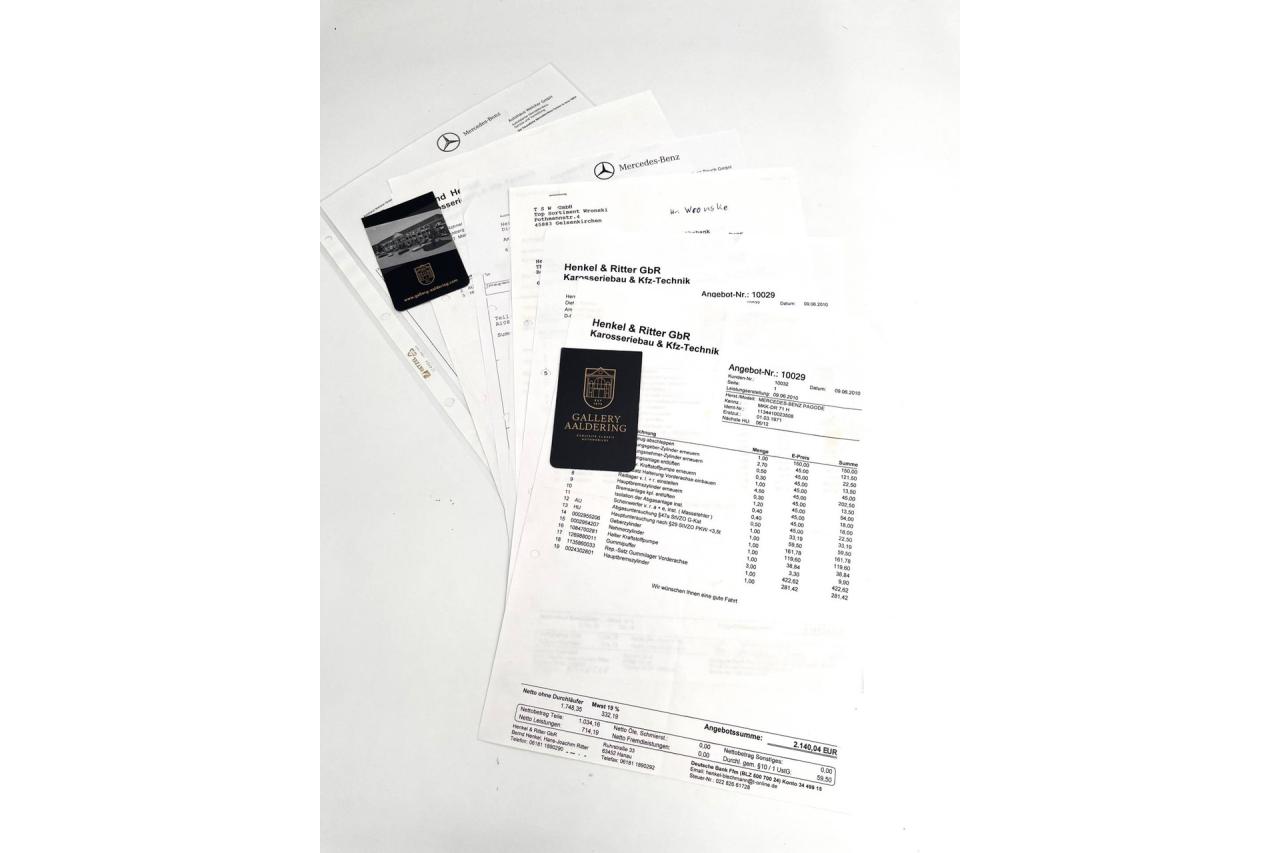 1971 Mercedes - Benz 280 SL Pagode &ldquo;Completely Data card correct&rdquo;