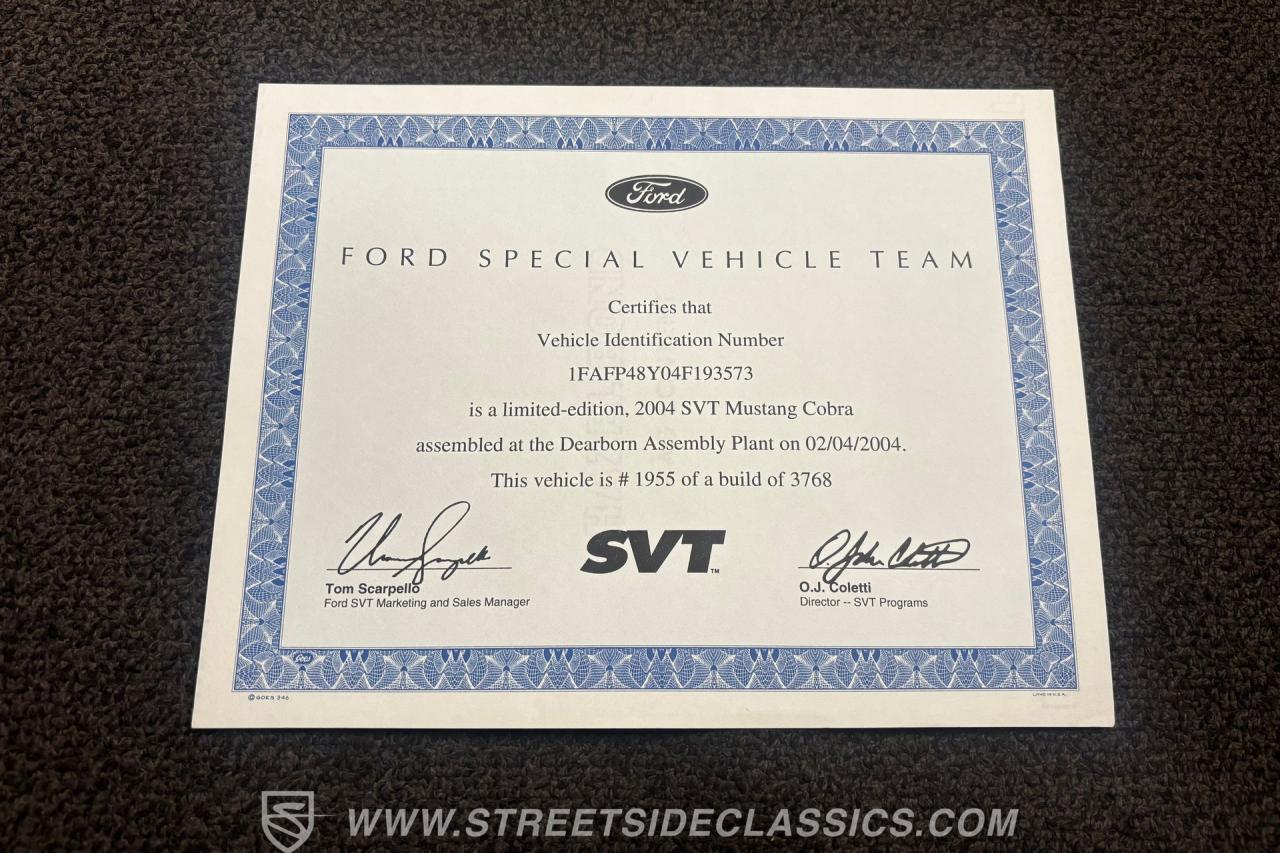 2004 Ford Mustang SVT Cobra Terminator