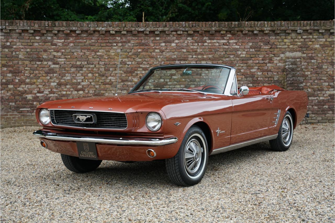 1966 Ford Mustang 289 Convertible Deluxe Emberglo &ldquo;One owner from new&rdquo;