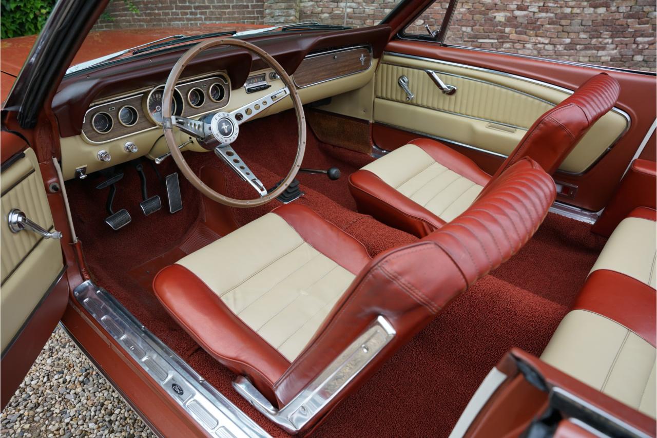 1966 Ford Mustang 289 Convertible Deluxe Emberglo &ldquo;One owner from new&rdquo;