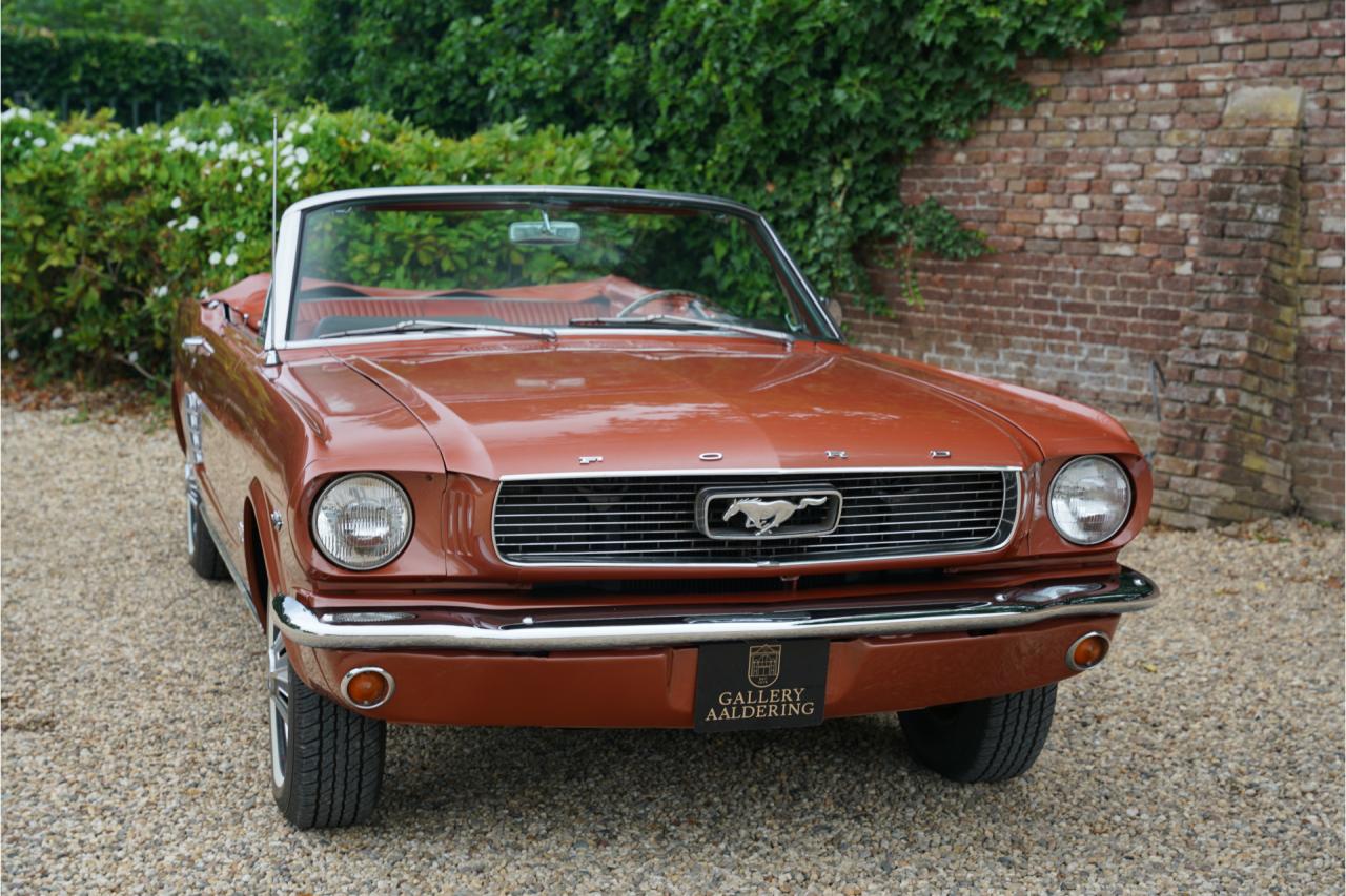 1966 Ford Mustang 289 Convertible Deluxe Emberglo &ldquo;One owner from new&rdquo;